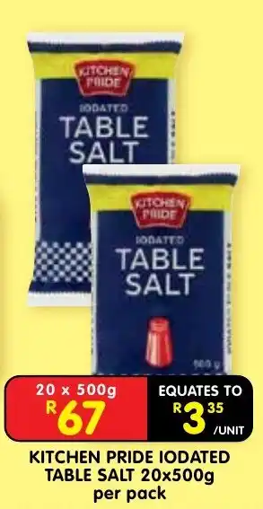 Kitchen Pride Iodated Table Salt
