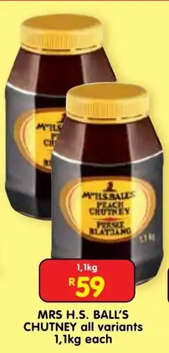 Shoprite MRS H.S. BALL'S CHUTNEY offer
