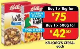 Shoprite Kellogg's Cereal offer