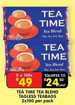 Shoprite TEA TIME TEA BLEND offer