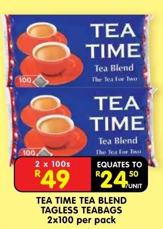 Shoprite TEA TIME TEA BLEND offer