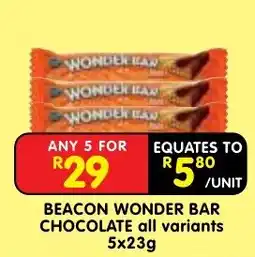 Shoprite Beacon Wonder Bar Chocolate offer