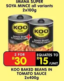 Shoprite KOO SOYA MINCE offer