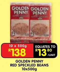 Shoprite GOLDEN PENNY RED SPECKLED BEANS offer