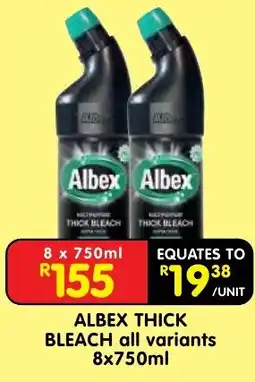 Shoprite ALBEX THICK BLEACH offer