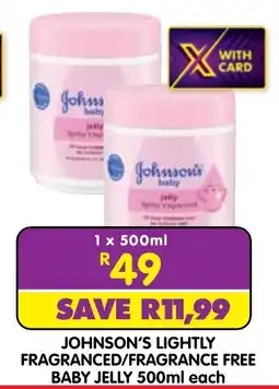 Shoprite JOHNSON'S BABY JELLY offer