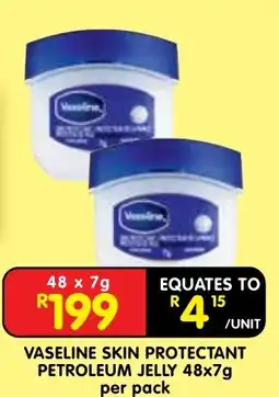 Shoprite Vaseline Skin Protectant Petroleum Jelly offer