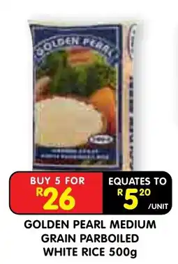 Shoprite Golden Pearl Medium Grain Parboiled White Rice offer
