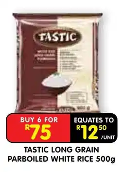 Shoprite TASTIC LONG GRAIN PARBOILED WHITE RICE offer