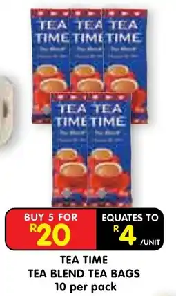 Shoprite TEA TIME TEA BLEND TEA BAGS offer
