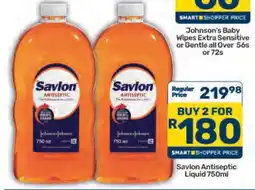Pick n Pay Savlon Antiseptic Liquid-750ml offer