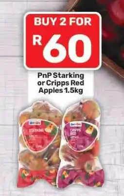 Pick n Pay PnP Starking or Cripps Red Apples 1.5kg offer