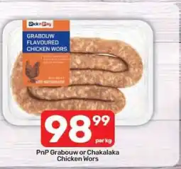 Pick n Pay PnP Grabouw or Chakalaka Chicken Wors offer