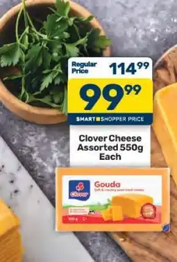 Pick n Pay Clover Cheese Assorted 550g Each offer