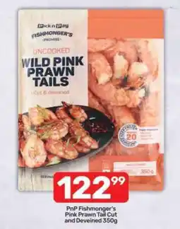Pick n Pay PnP Fishmonger's Pink Prawn Tail Cut and Deveined 350g offer