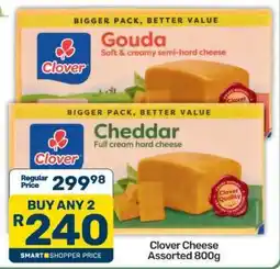 Pick n Pay Clover Cheese Assorted 800g offer