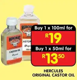 Shoprite HERCULES ORIGINAL CASTOR OIL offer