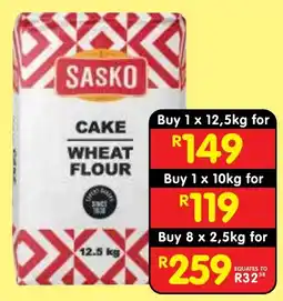 Shoprite Sasko Cake Wheat Flour offer