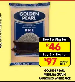 Shoprite GOLDEN PEARL MEDIUM GRAIN PARBOILED WHITE RICE offer