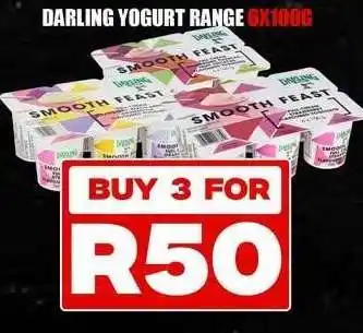 Darling Yogurt Range 6x100g