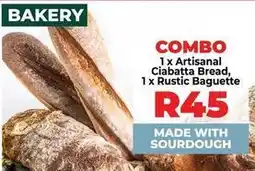 Food Lover's Market Artisanal ciabatta bread, rustic baguette offer