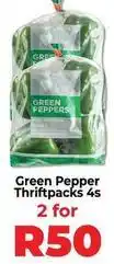 Food Lover's Market Green pepper thriftpacks 4s offer