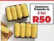 Food Lover's Market Sweetcorn prepacks offer