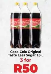 Food Lover's Market Coca cola - original taste less sugar offer