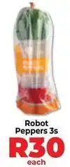 Food Lover's Market Robot peppers 3s offer