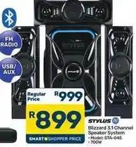 Pick n Pay Hypermarket Blizzard 3.1 channel speaker system sta-045 offer