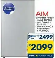 Pick n Pay Hypermarket Aim - silver bar fridge abf98s offer