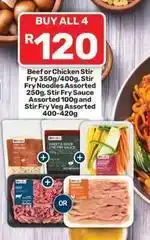 Pick n Pay Beef or chicken stir fry offer