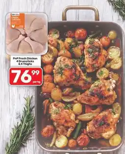 Pick n Pay Fresh chicken 4 drumsticks & 4 thighs offer