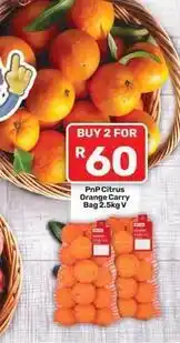 Pick n Pay Citrus orange carry bag offer