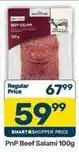 Pick n Pay Beef salami offer