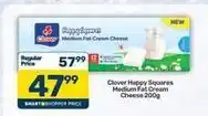 Pick n Pay Clover - happy squares medium fat cream cheese offer