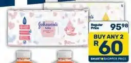 Pick n Pay Johnson's - baby wipes offer