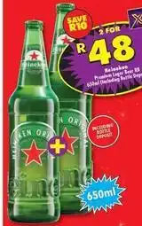 Shoprite Liquor Heineken - premium lager beer offer