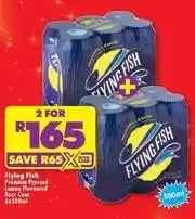 Shoprite Liquor Flying fish - premium pressed lemon flavoured beer cans offer