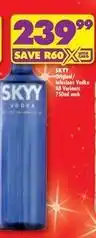 Shoprite Liquor Skyy - original/infusions vodka offer
