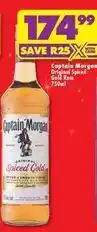 Shoprite Liquor Captain morgan - original spiced gold rum offer