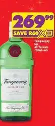 Shoprite Liquor Tanqueray - gin offer