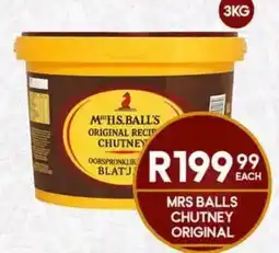 Take 'n Pay Mrs Balls Chutney Original offer