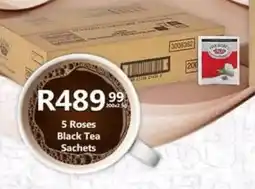 Take 'n Pay 5 Roses Black Tea Sachets offer
