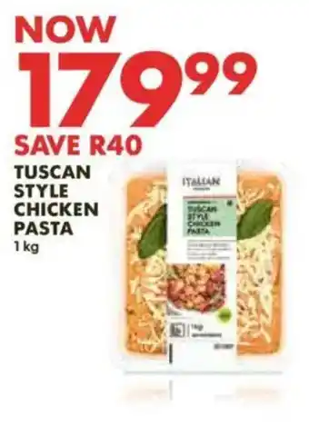 Italian Tuscan Style Chicken Pasta
