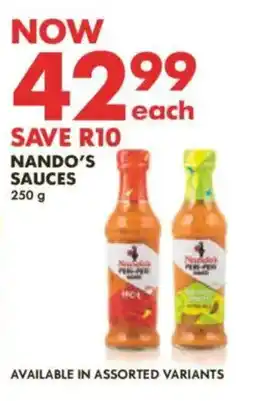 Woolworths Nando's Sauces offer