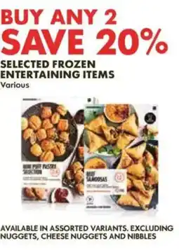Woolworths Selected Frozen Entertaining Items offer