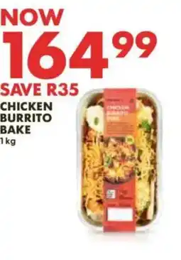 Woolworths Chicken Burrito Bake offer