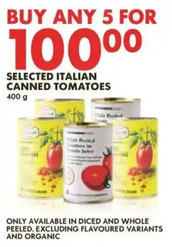 Selected Italian Canned Tomatoes