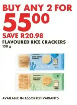 Woolworths Flavoured Rice Crackers offer